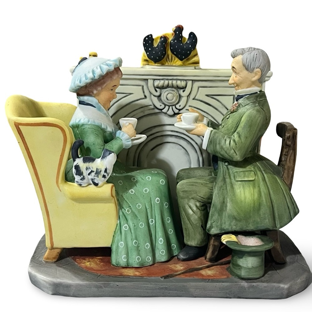 Norman Rockwell Large Porcelain Figurine “VintageTimes" by Gorham